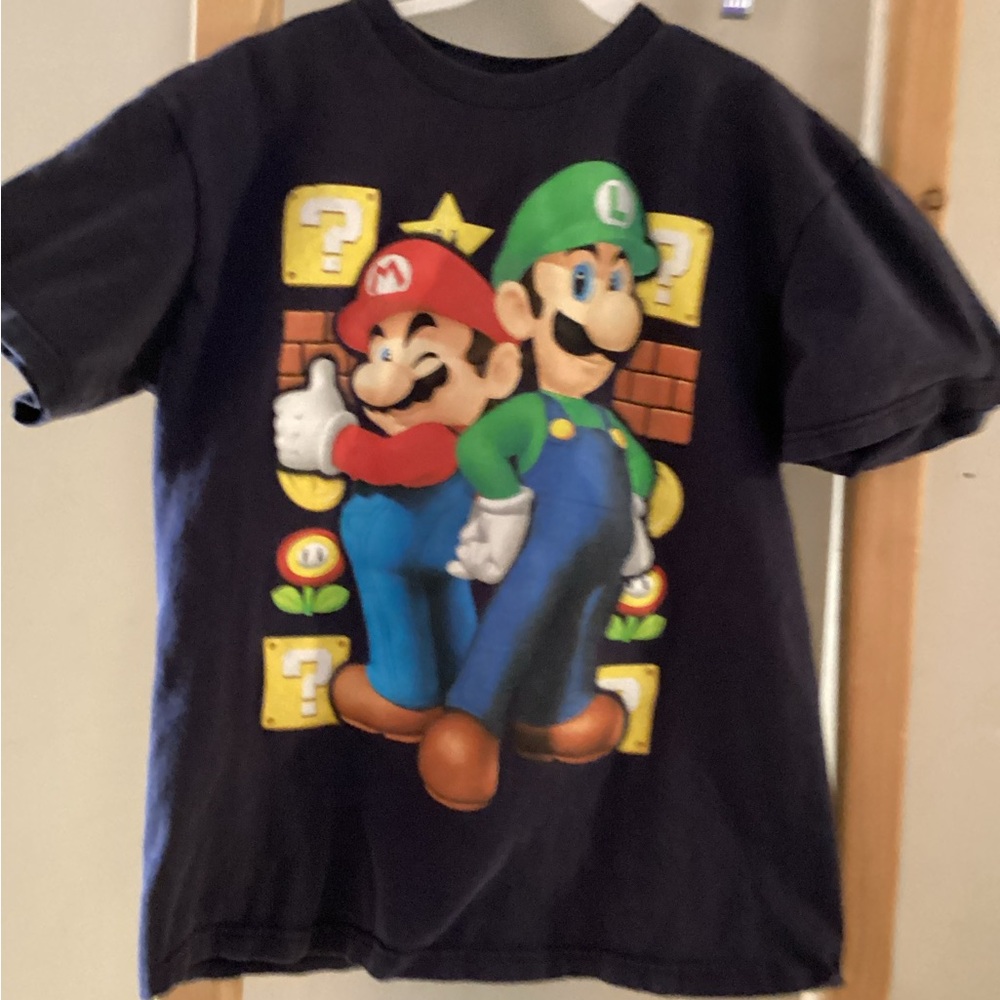 Super Mario Bros Kids T-Shirt - Black